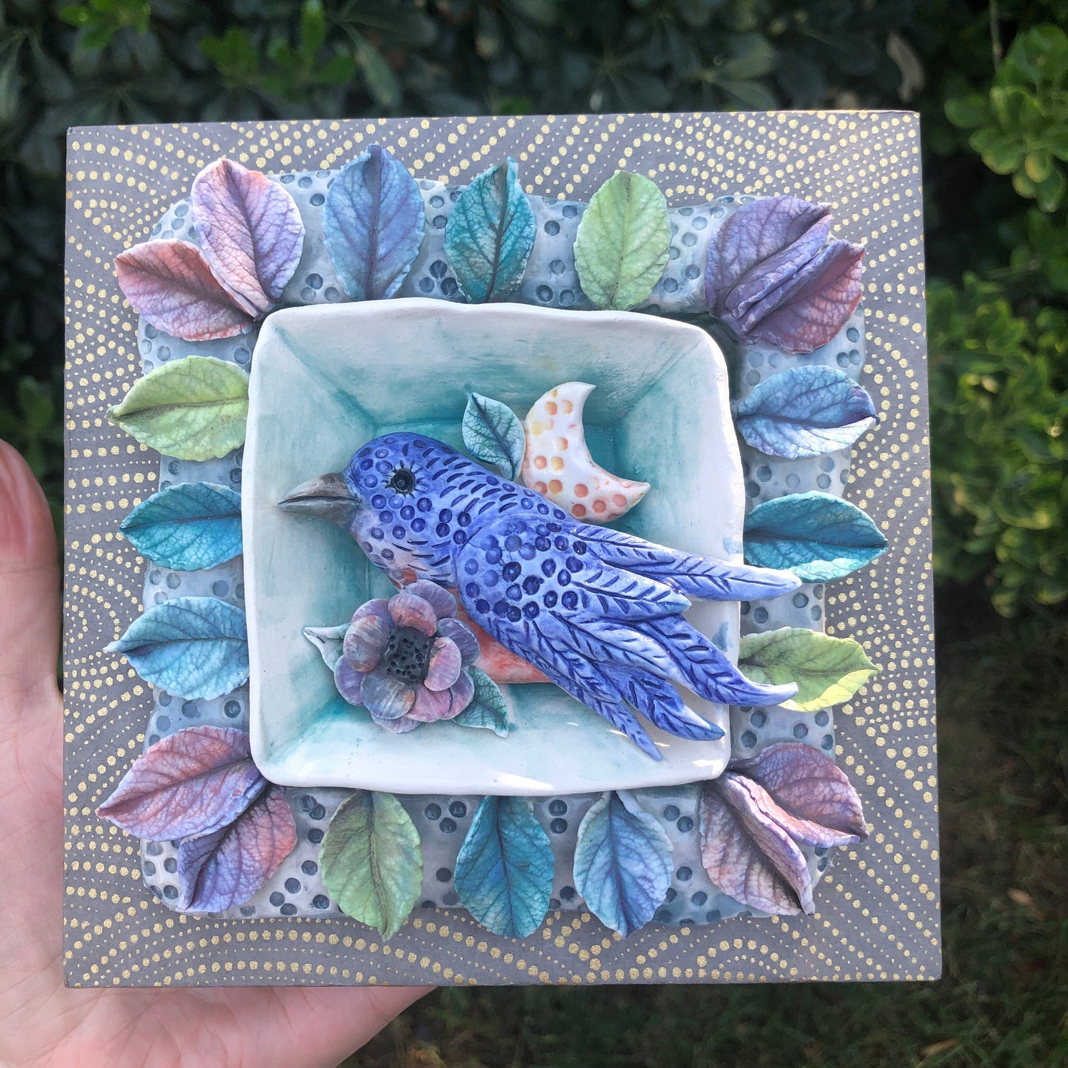 Porcelain Ceramic Wall Sculpture
