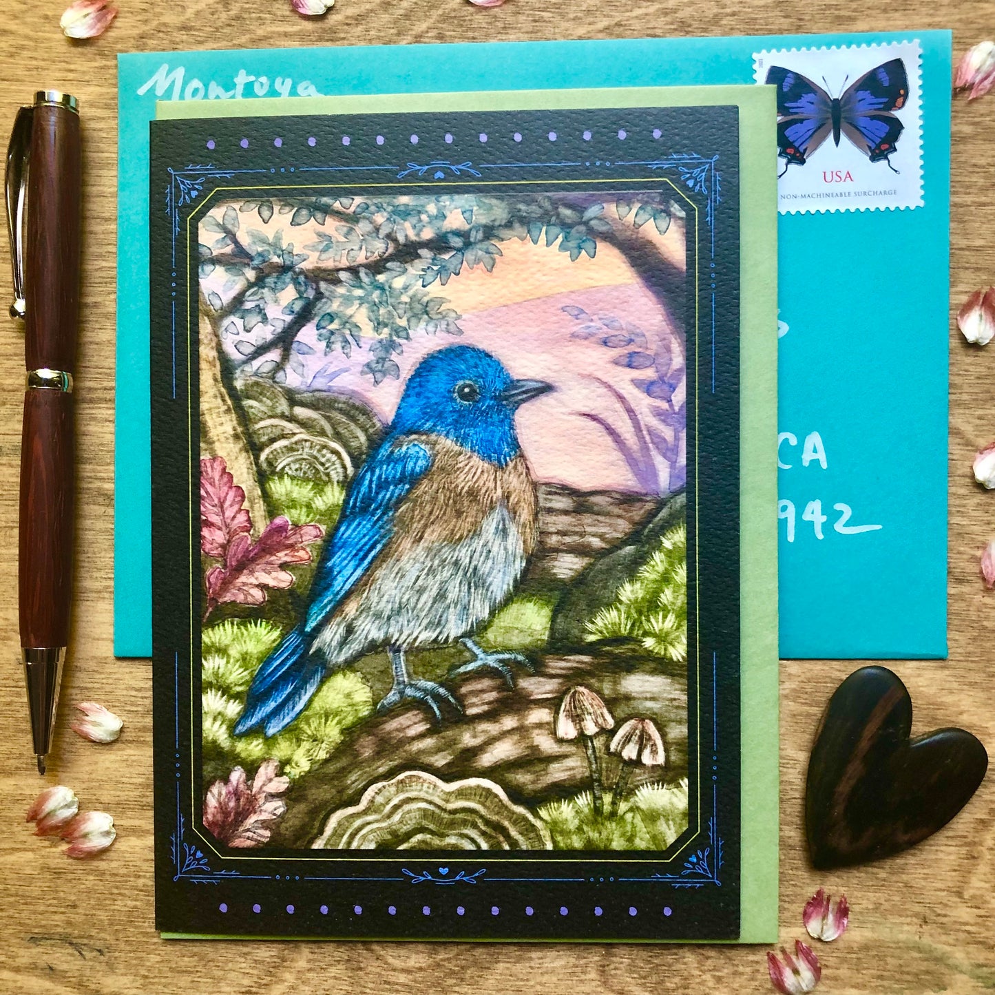 Western Bluebird Card