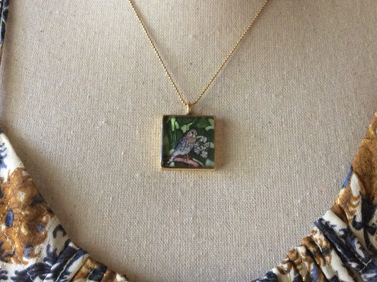 American Kestrel Gold Pendant