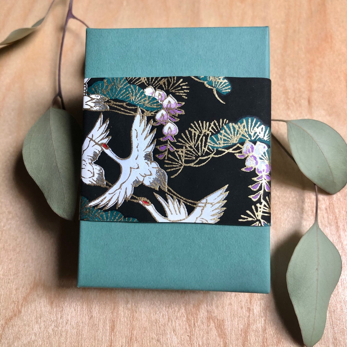 Sandhill Crane and Blossom Long Necklace