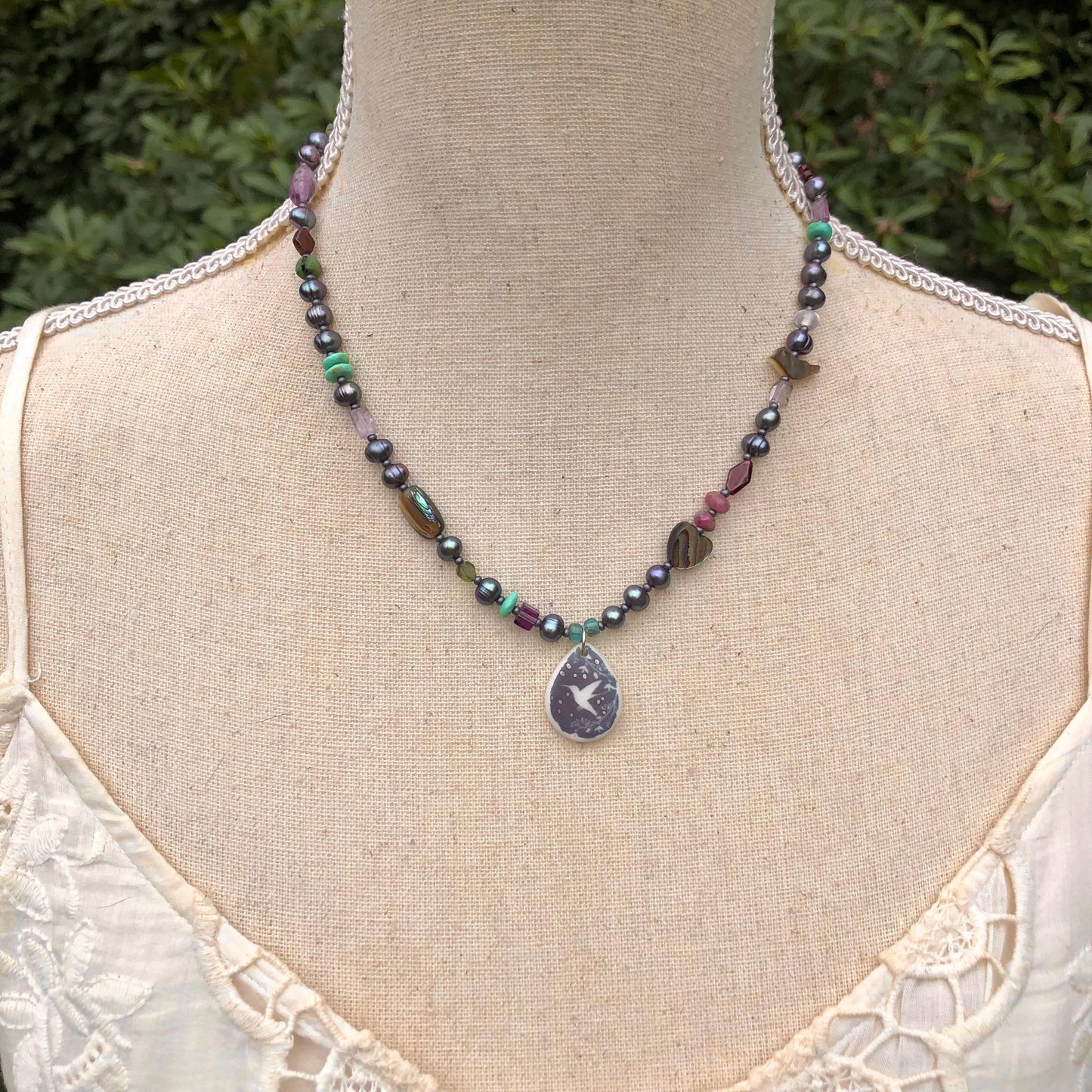 Hummingbird Love Necklace