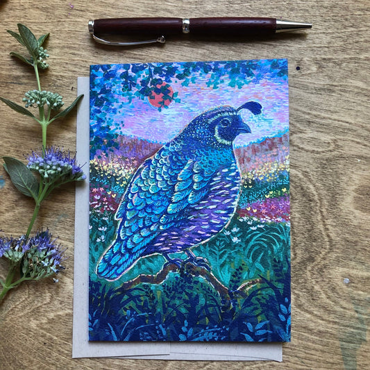 Upper Park Sunset Card