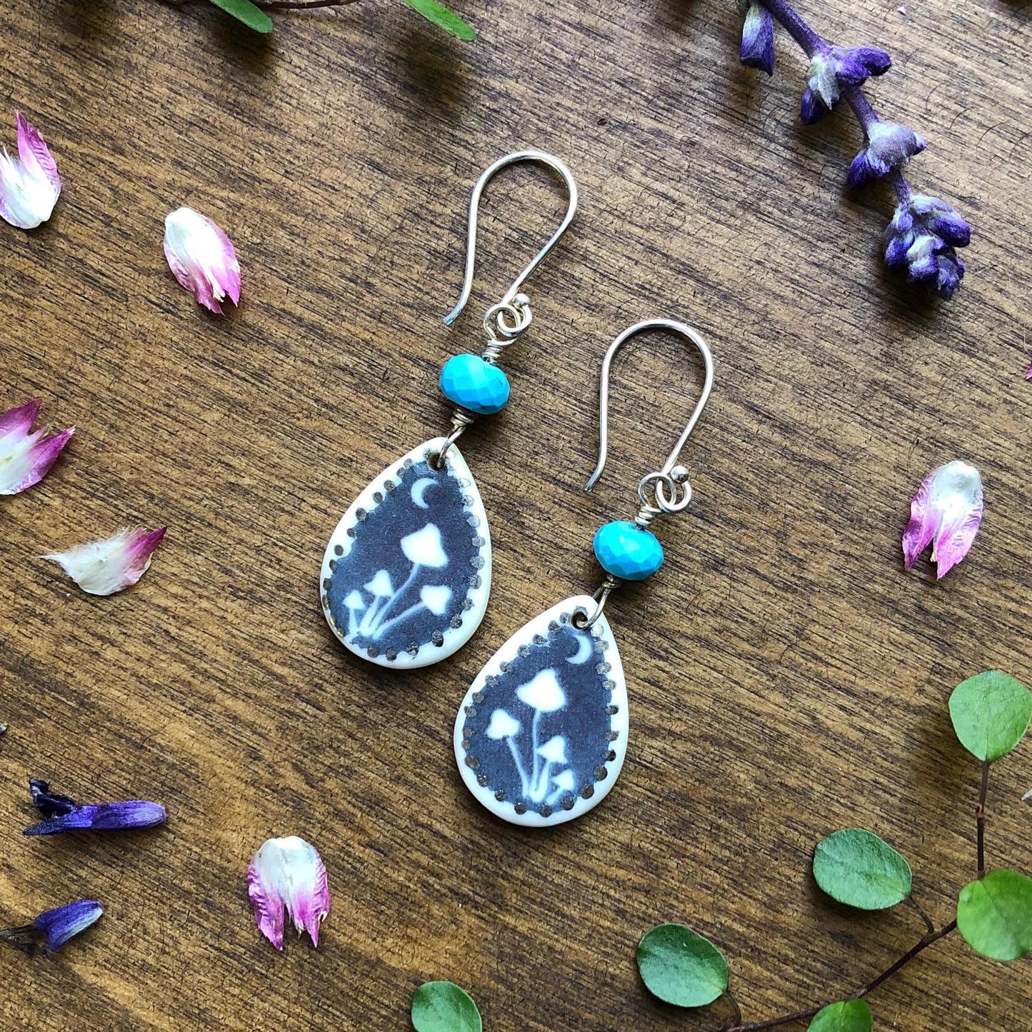 Mushroom Dangle Earrings