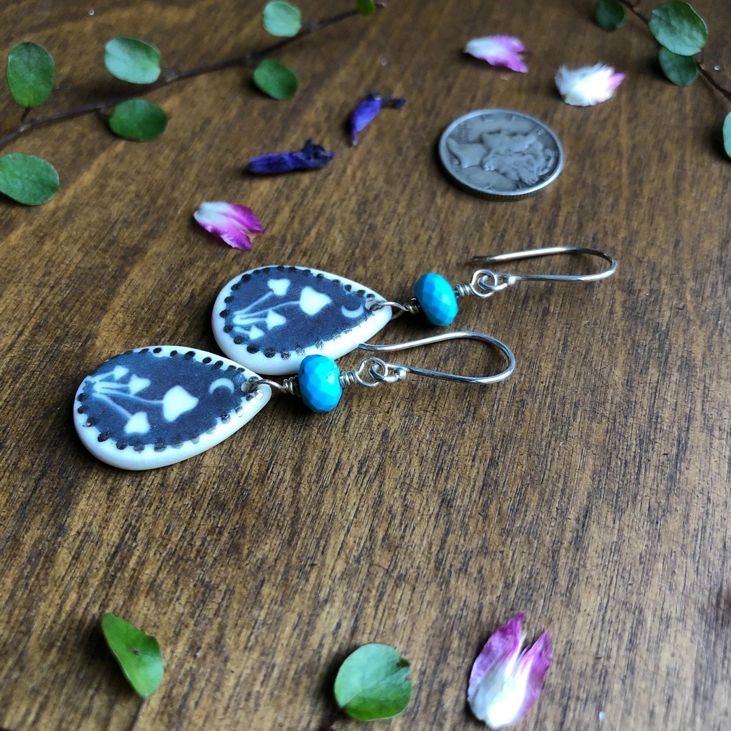 Mushroom Dangle Earrings
