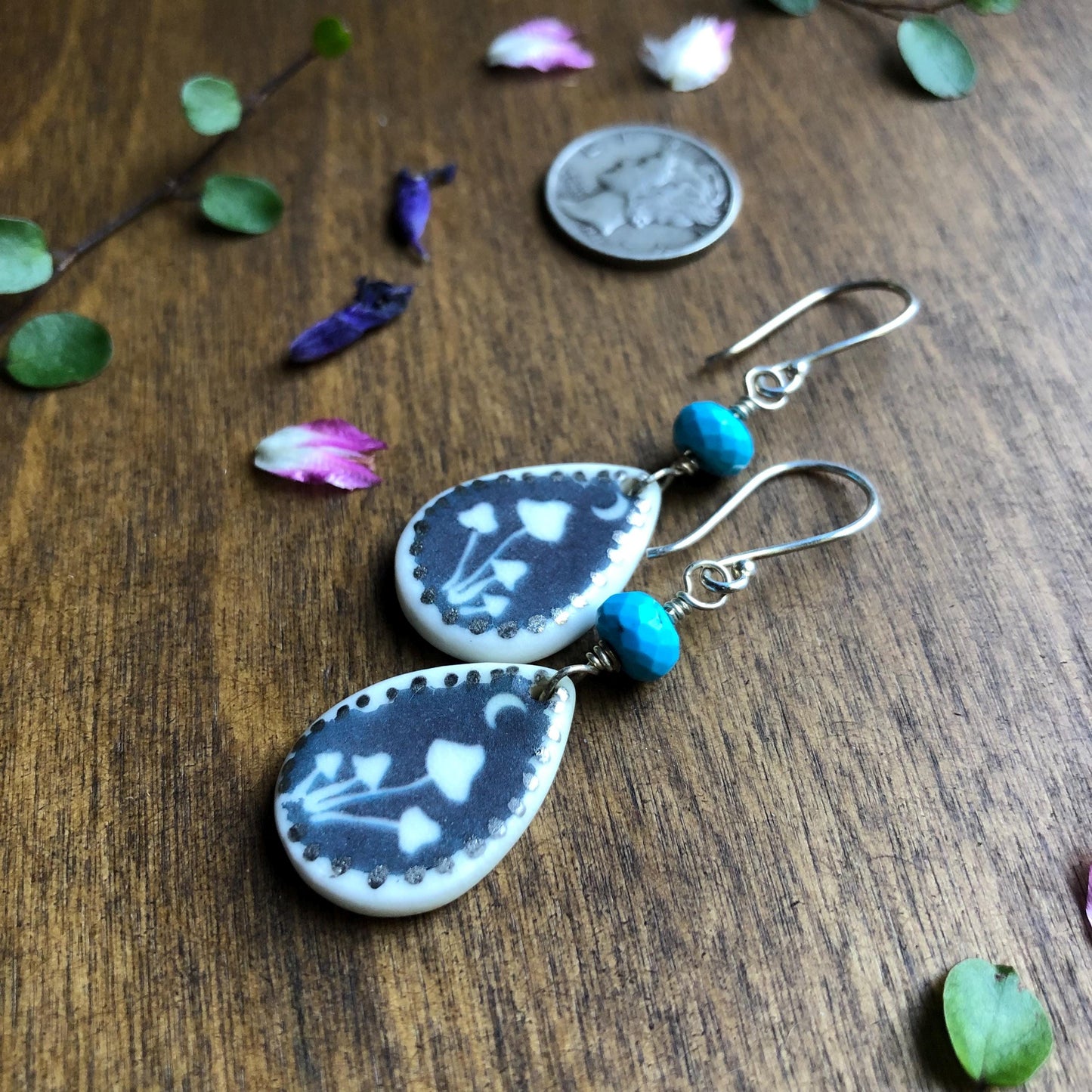 Mushroom Dangle Earrings