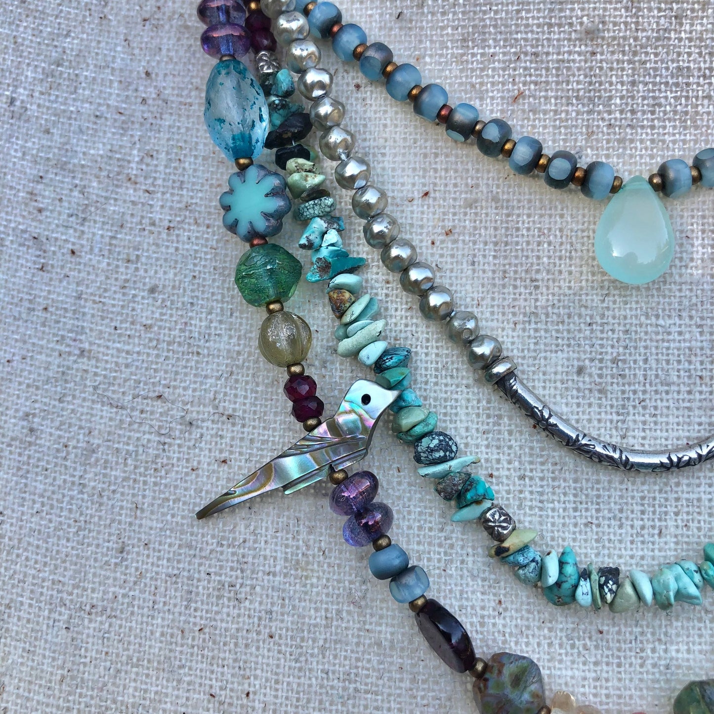 Multi Strand Adjustable Necklace