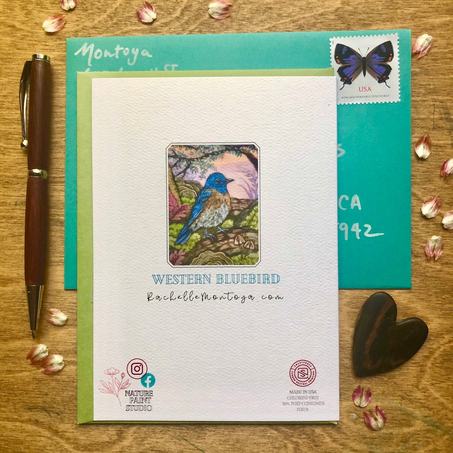 Western Bluebird Card