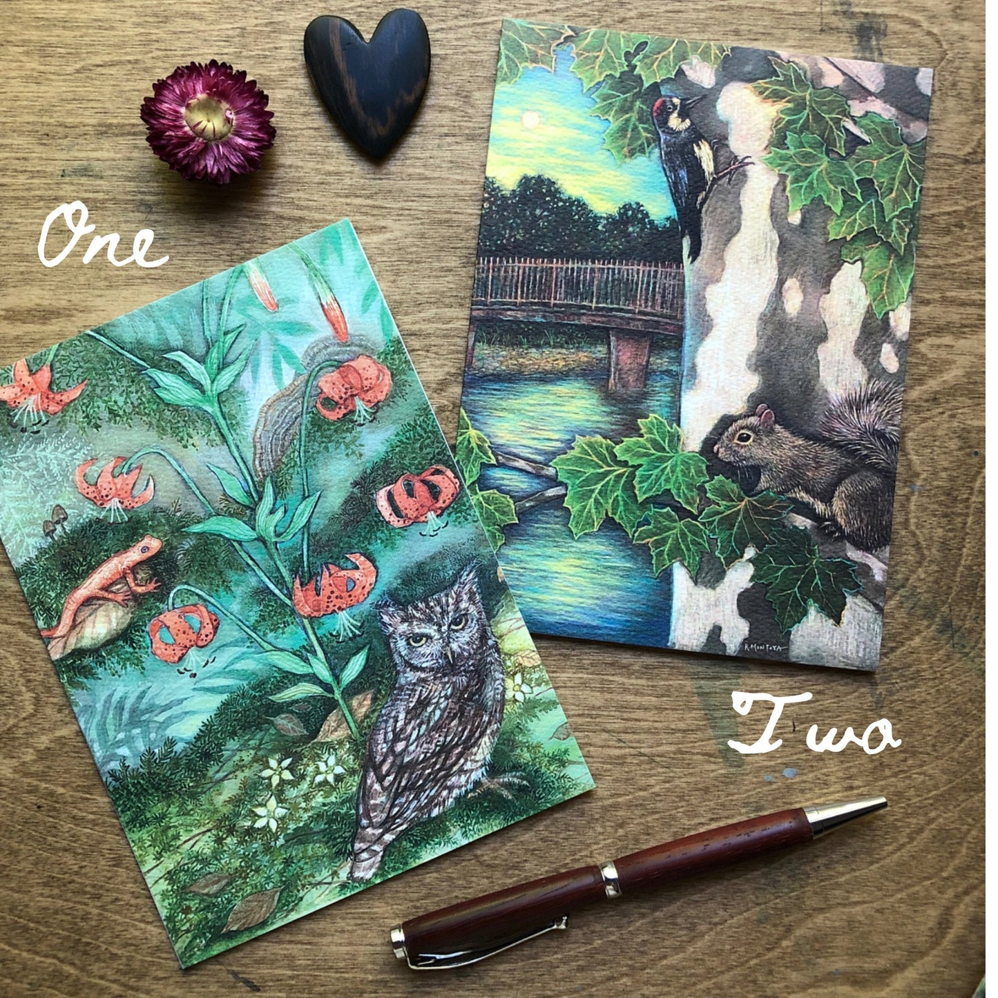 Upper Park Sunset Card