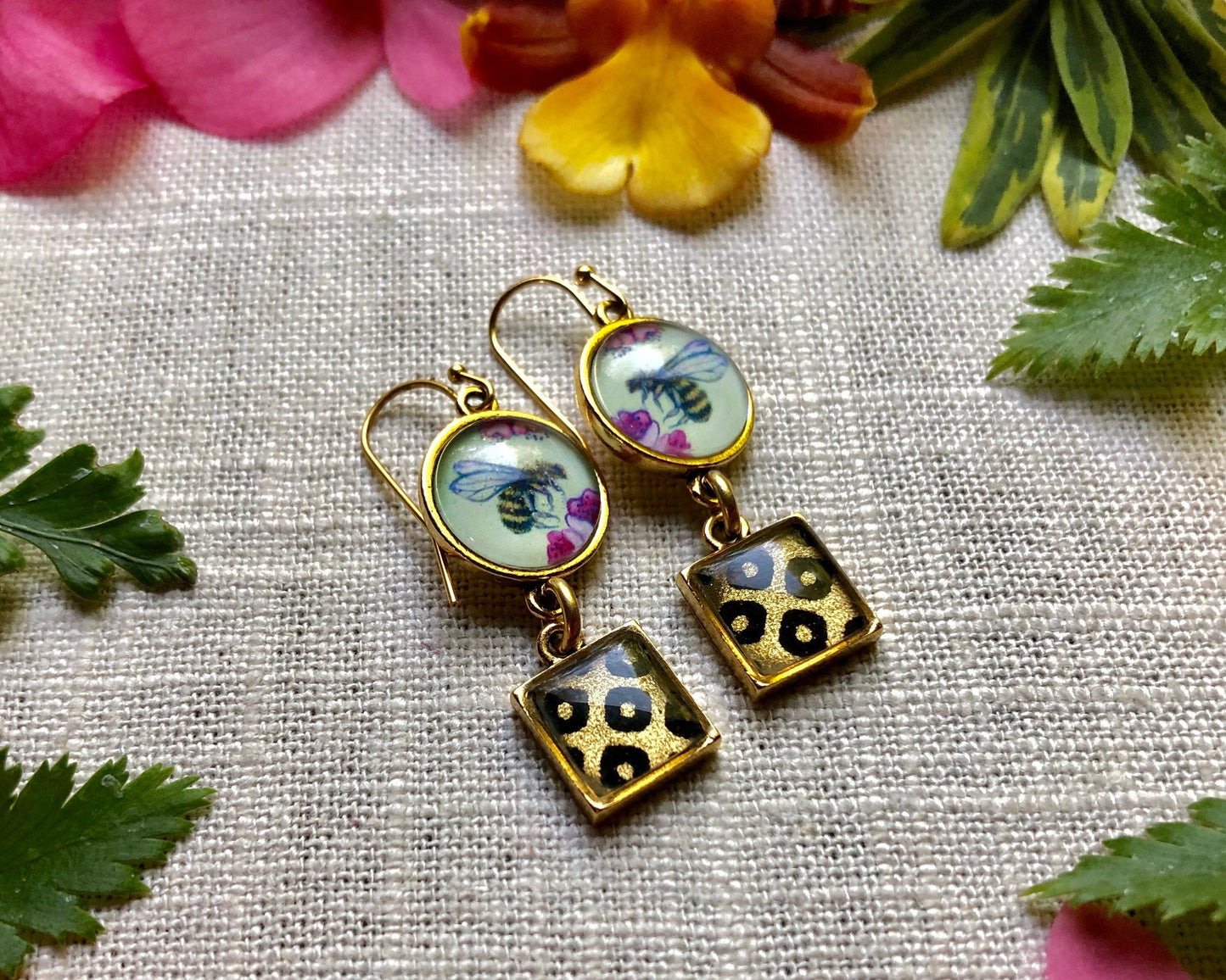 Honey Bee Earrings