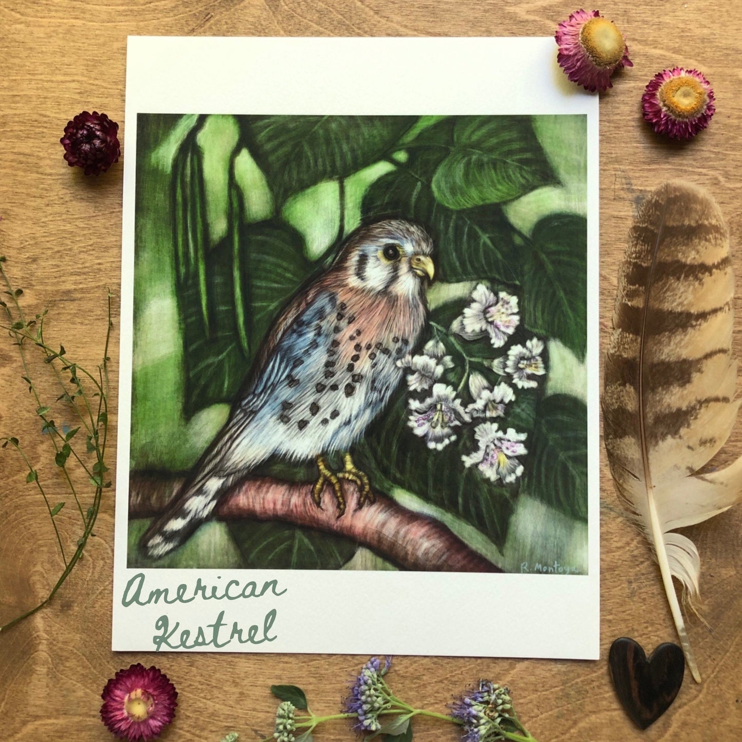 Crow and Japanese Maple Archival Print