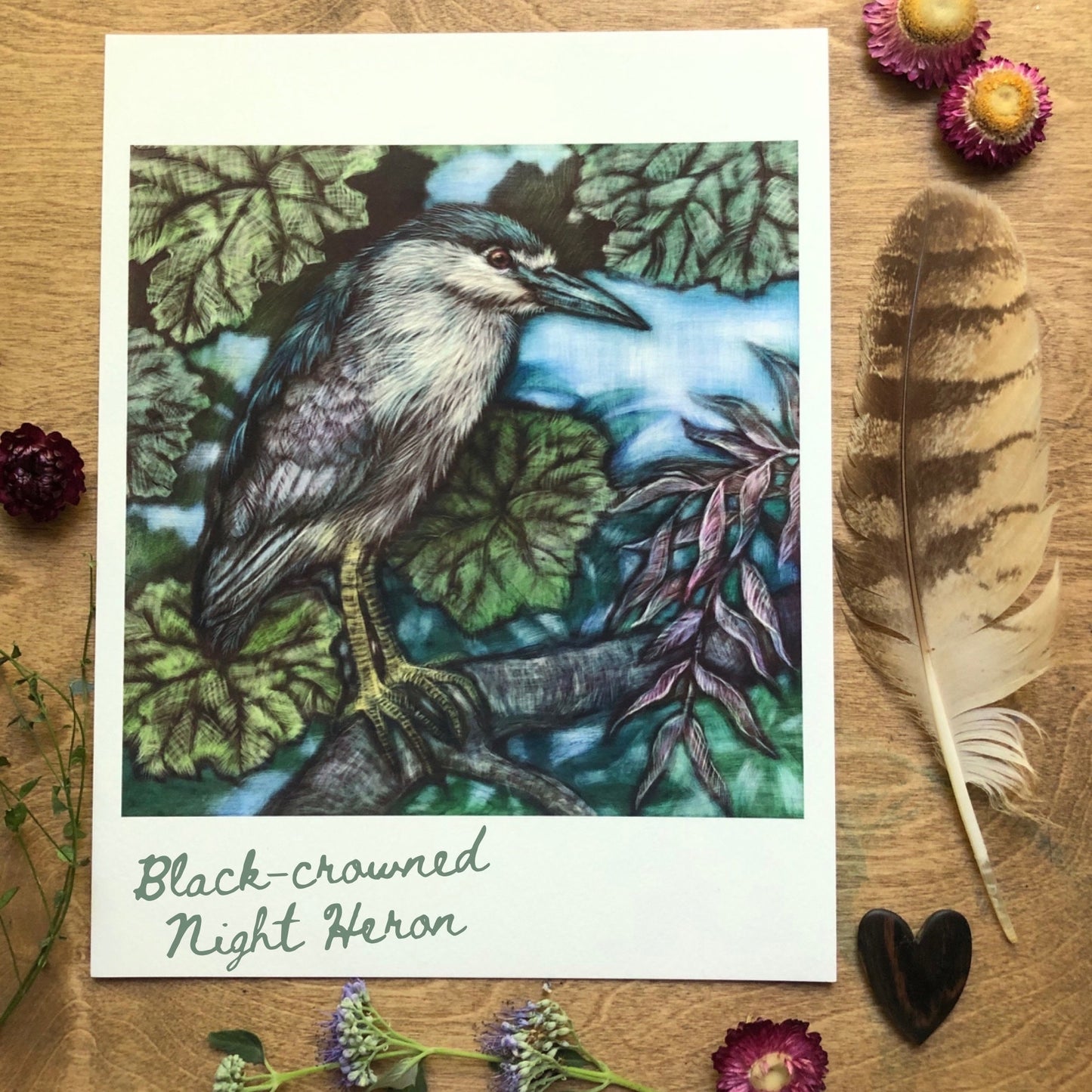 Sunflower and Goldfinch Archival print