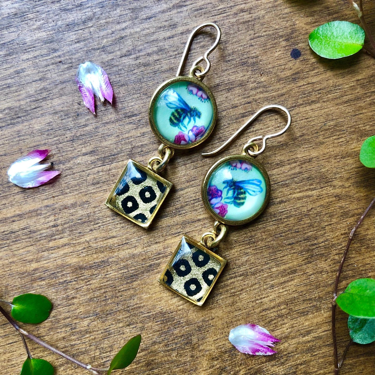 Honey Bee Earrings