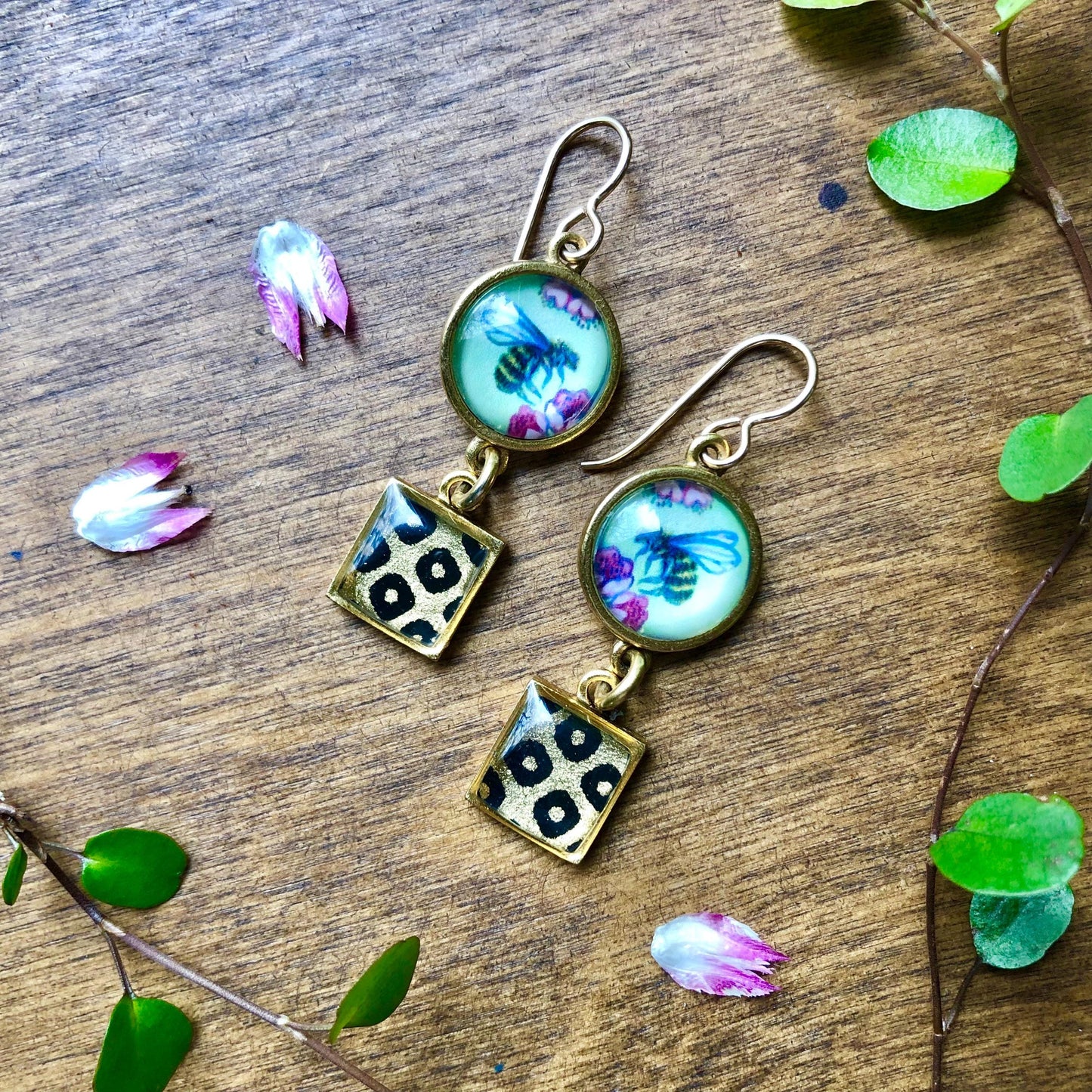 Honey Bee Earrings